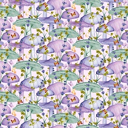 Soft Lilac - Mushrooms